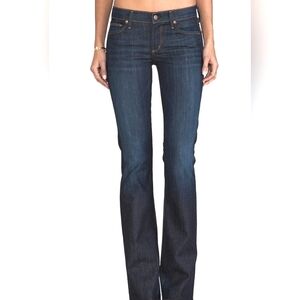 Citizens of Humanity Kelly #001 Stretch Low Waist Bootcut Denim Jeans Blue